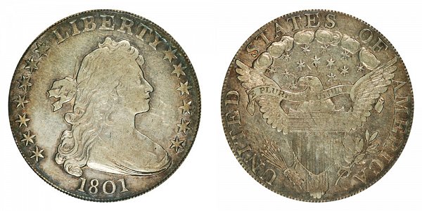 1801 Draped Bust Silver Dollar 