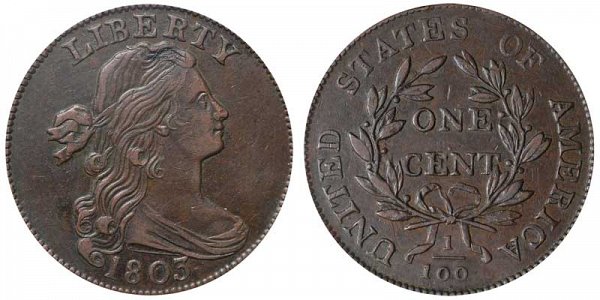 1803 Draped Bust Large Cent Penny - Small Date - Small Fraction