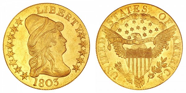 1803 Small Stars - Turban Head $10 Gold Eagle - Ten Dollars 