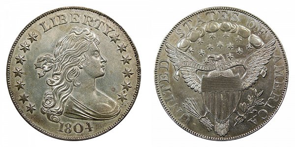 1804 Draped Bust Silver Dollar - Original Class I (Class 1) 