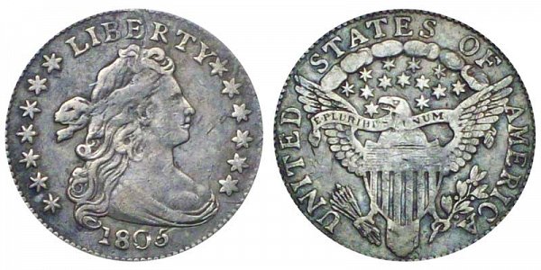 1805 Draped Bust Dime - 5 Berries 