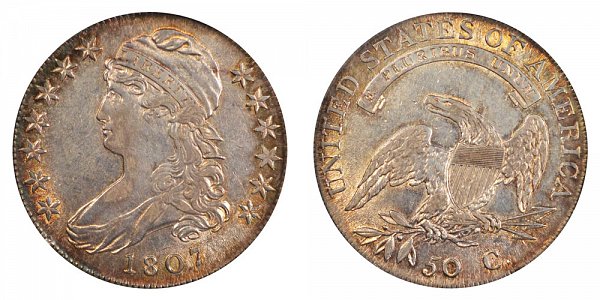 1807 Capped Bust Half Dollar - Large Stars