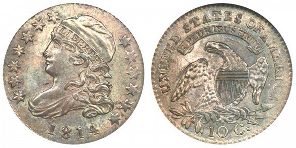 1814 Small Date Capped Bust Dime