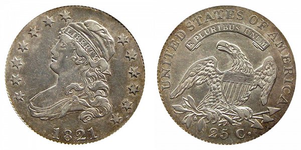 1821 Capped Bust Quarter 