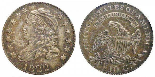 1822 Capped Bust Dime 