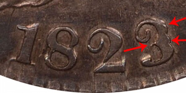 1823 Capped Bust Half Dollar - Ugly 3