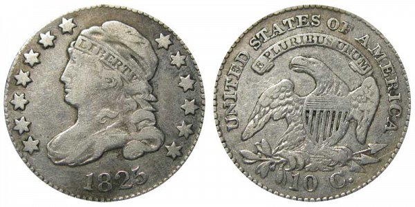 1825 Capped Bust Dime