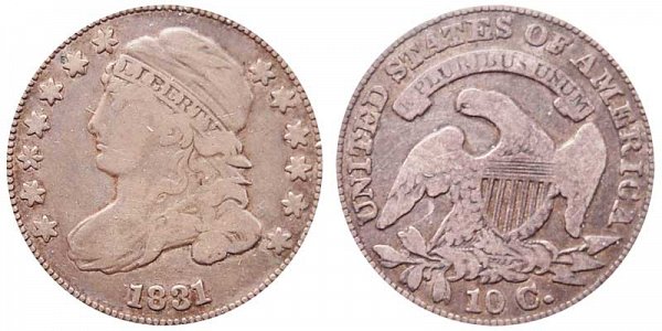 1831 Capped Bust Dime 