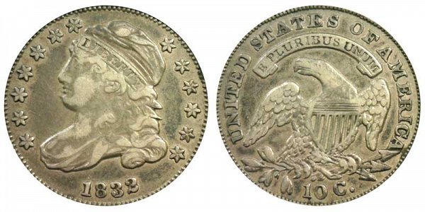 1832 Capped Bust Dime 