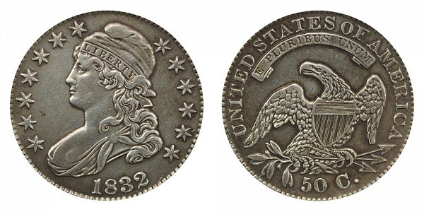 1832 Capped Bust Half Dollar - Small Letters