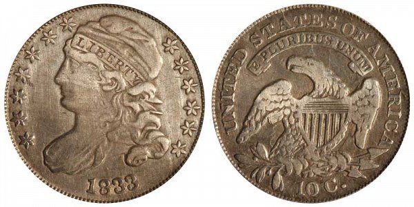 1833 Capped Bust Dime 