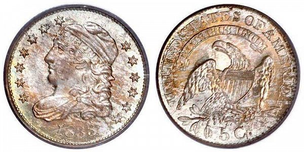 1833 Capped Bust Half Dime 