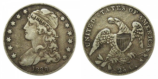 1838 Capped Bust Quarter