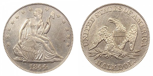 1844 Seated Liberty Half Dollar