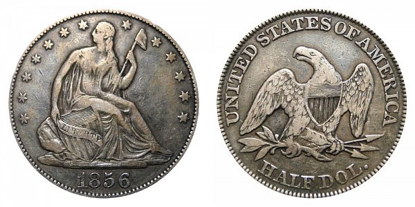 1856 Seated Liberty Half Dollar