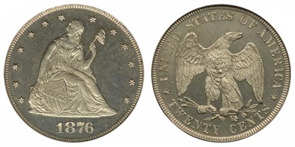 1876 Twenty Cent Piece 