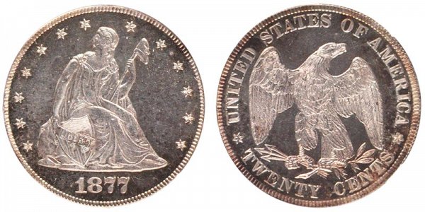 1877 Twenty Cent Piece 