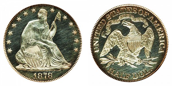 1878 Seated Liberty Half Dollar