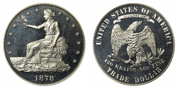 1878 Trade Silver Dollar Proof 