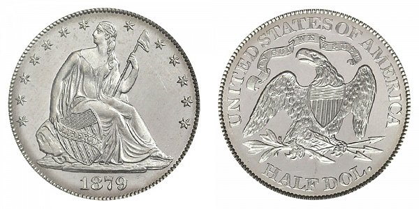 1879 Seated Liberty Half Dollar 