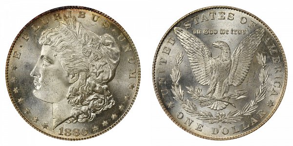 1880/79 S Morgan Silver Dollar - 80 Over 79 Overdate 