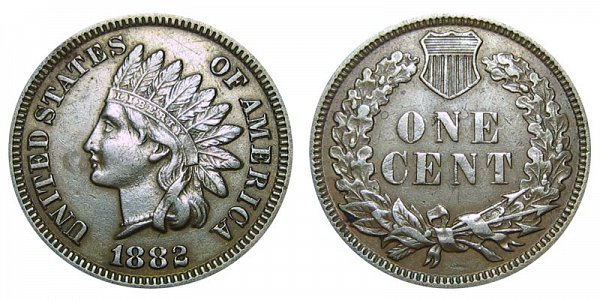 1882 Indian Head Cent Penny