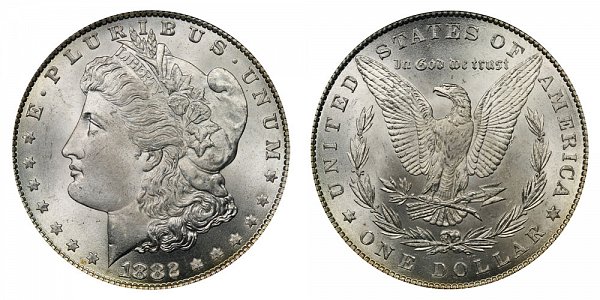 1882 Morgan Silver Dollar 