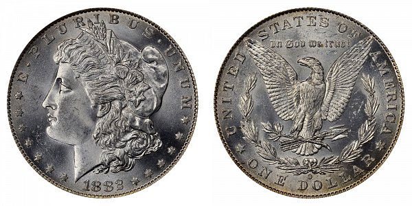 1882 O Morgan Silver Dollar