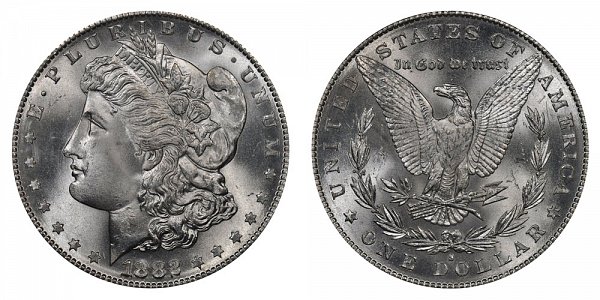 1882-S Morgan Silver Dollar BU Uncertified 