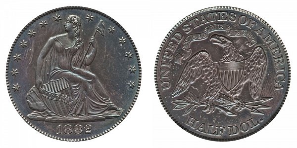 1882 Seated Liberty Half Dollar 