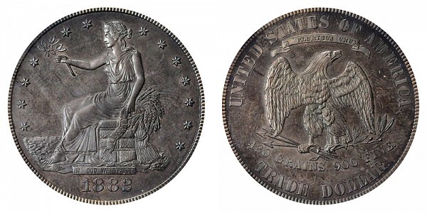 1882 Trade Silver Dollar Proof 