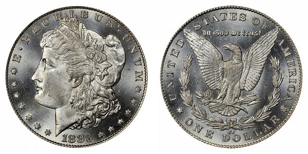 1883 CC Morgan Silver Dollar 