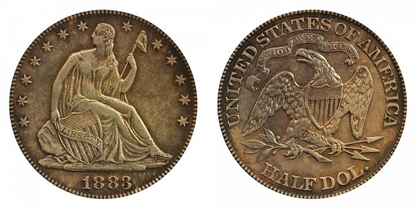 1883 Seated Liberty Half Dollar 