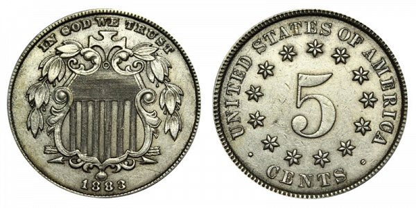 1883 Shield Nickel 