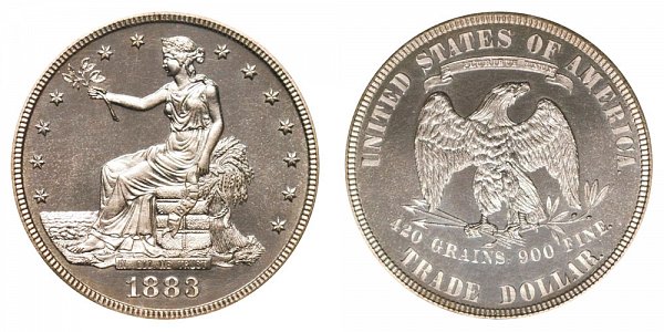 1883 Trade Silver Dollar Proof 