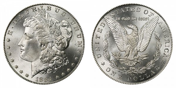 1884 CC Morgan Silver Dollar