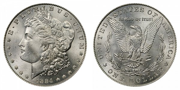 1884 Morgan Silver Dollar