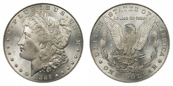 1885 CC Morgan Silver Dollar