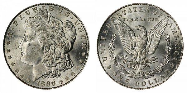 1886 Morgan Silver Dollar