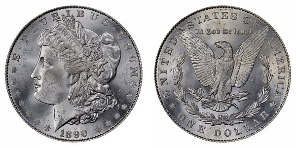 1890 Morgan Silver Dollar