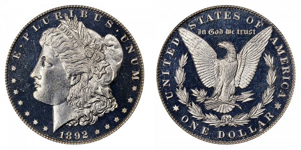 1892 Morgan Silver Dollar