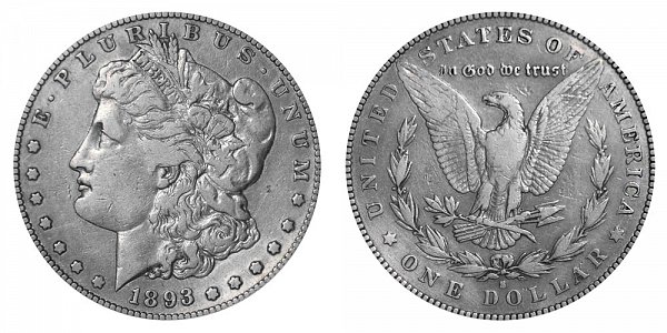 1893 S Morgan Silver Dollar