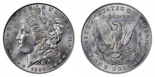 1894 O Morgan Silver Dollar 