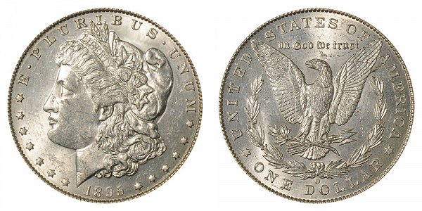 1895 O Morgan Silver Dollar 