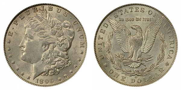 1896 O Morgan Silver Dollar 