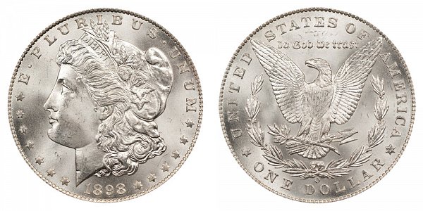 1898 O Morgan Silver Dollar 