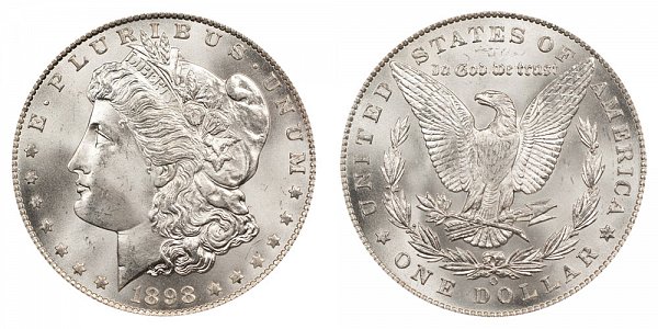 1898 O Morgan Silver Dollar