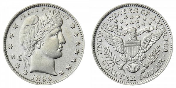 1899 Barber Quarter 