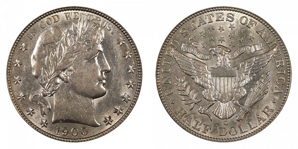 1900 O Barber Silver Half Dollar 