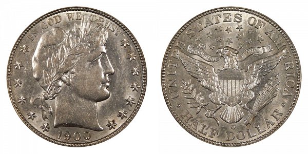 1900 O Barber Silver Half Dollar 